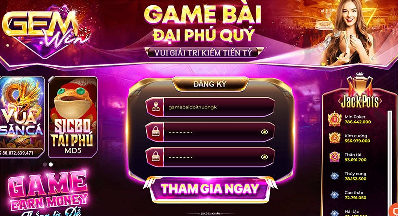 Gemwin - Game Đổi Thưởng Hấp Dẫn | Tải Nhanh Android/iOS