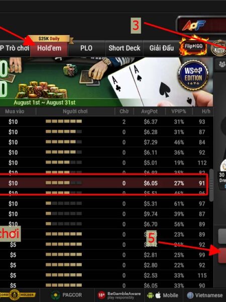 Cách Chơi Poker Trên W88: Hướng Dẫn Chi Tiết Cho Người Mới Bắt Đầu