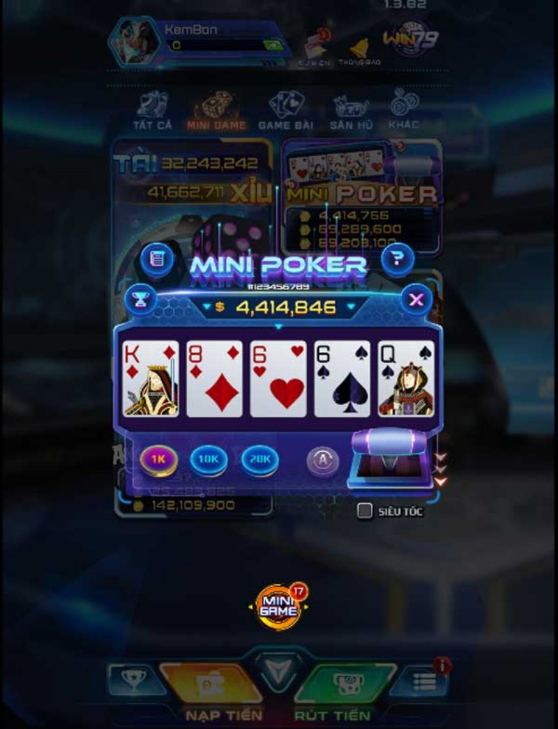 Nổ hũ Mini Poker - Bí quyết chơi và quay Jackpot thắng lớn 2 Cách quay nổ hũ Mini Poker nổ hũ thắng lớn chi tiết