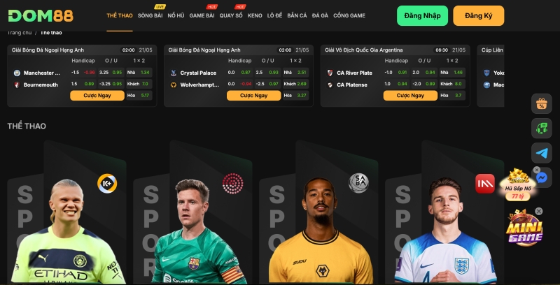 Dom88 - Nhà cái đẳng cấp Châu Á 7 Dom88 - Nhà cái đẳng cấp Châu Á